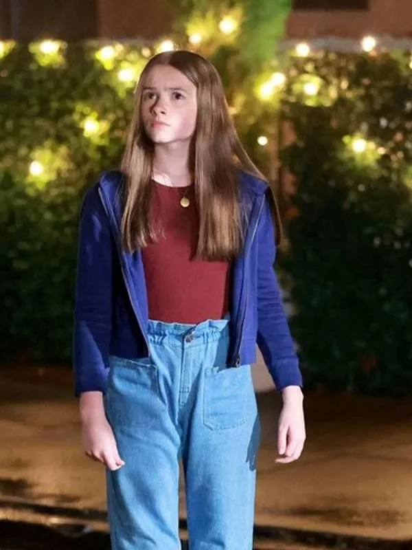 IF 2024 Cailey Fleming Blue Jacket Victoria Jacket