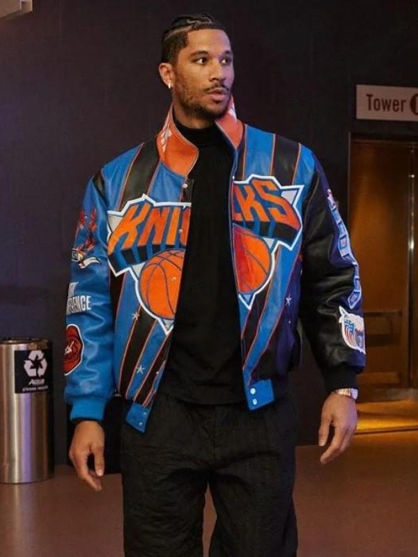 Knicks leather jacket outlet