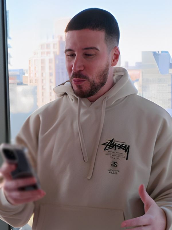 Jersey Shore Family Vacation S7 Vinny Beige Hoodie