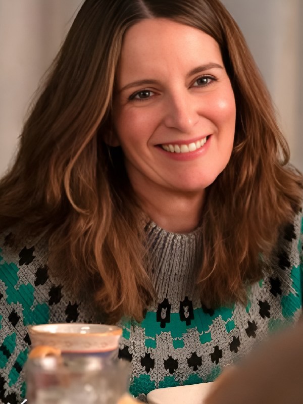The Four Seasons 2025 Tina Fey Fair Isle Sweater