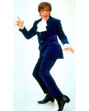 Austin Powers Suit Blue