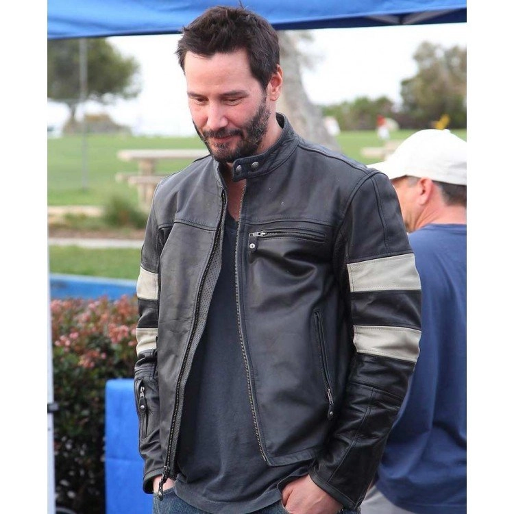 John Wick 2 Cafe Racer Jacket | Keanu Reeves Leather Jacket