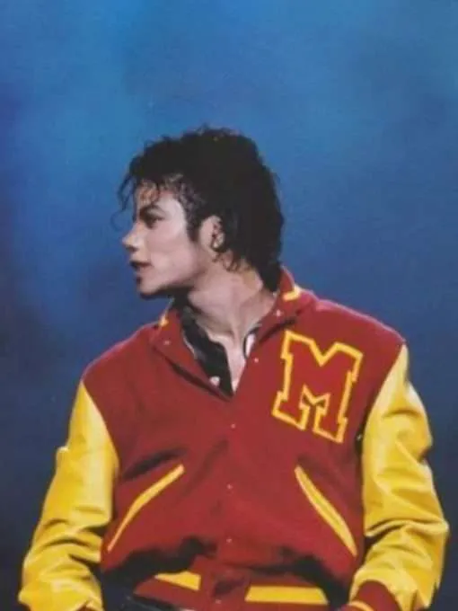 Michael Jackson M Logo Thriller Varsity Jacket