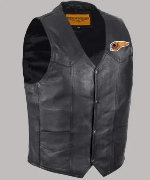 Hells angels leather vest cheap
