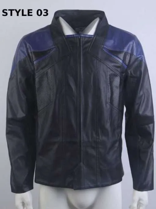 Star Trek Picard S03 Field Black Leather Jacket