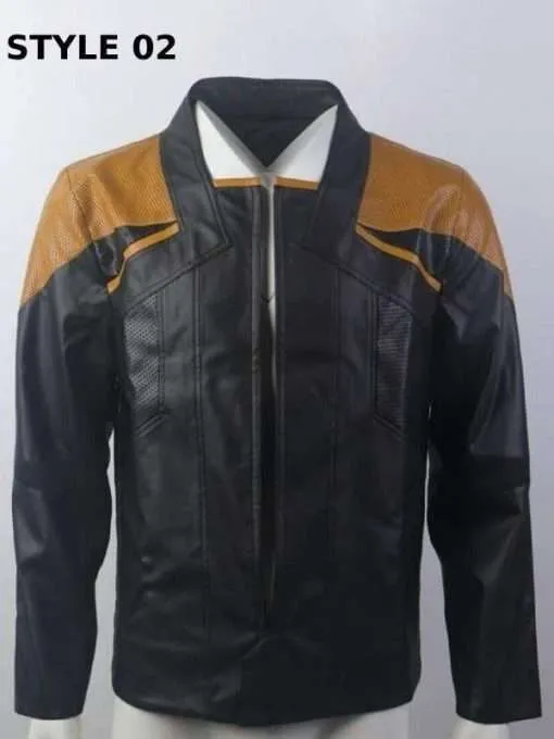 Star Trek Picard Season 3 Field Leather Jacket