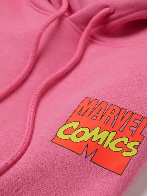 Pink marvel hoodie discount