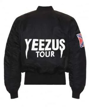 Khloe Kardashian Yeezy Tour Black Jacket