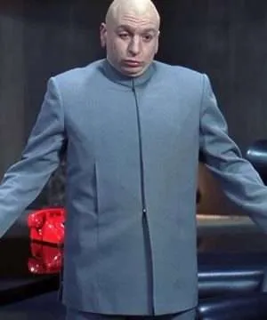 Dr Evil Grey Suit