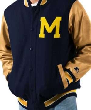 Get Men s Michigan Varsity Jacket UpTo 40 Off