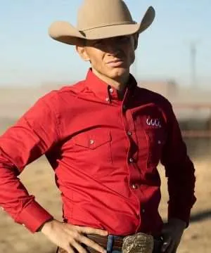 Jefferson White Yellowstone Jimmy Hurdstrom 666 Red Shirt