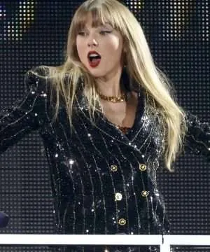 Taylor Swift The Eras Tour 2023 Red Sequin Coat