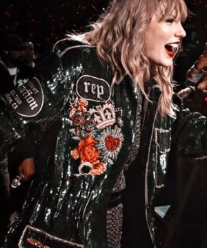 Taylor Swift Green Reputation Jacket - Victoria Jacket