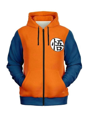 Dragon Ball Z Goku Orange Hoodie