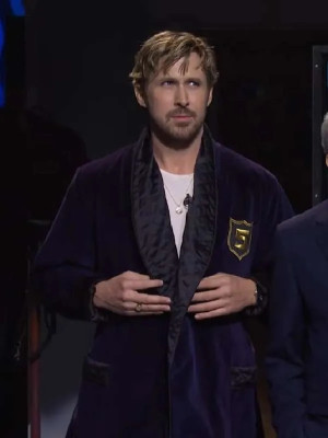 Saturday Night Live Ryan Gosling SNL Five Timers Club Purple Velvet Jacket