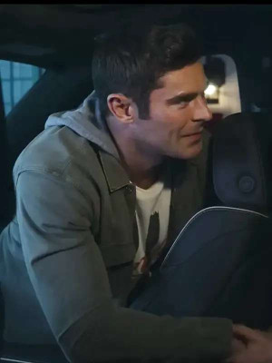 A Family Affair 2024 Zac Efron Green Jacket