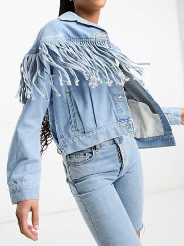 Landman 2024 Michelle Randolph Fringe Jacket