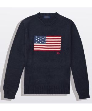 ralph lauren polo american flag sweater