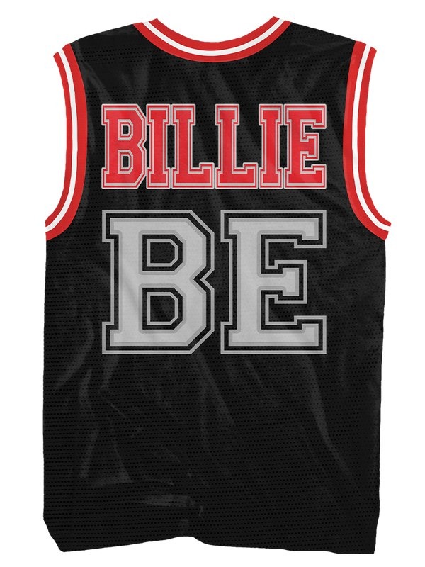 【2025年新作】 | Jersey Basketball Eilish Billie Billie Jersey Red/Black Eilish トップス