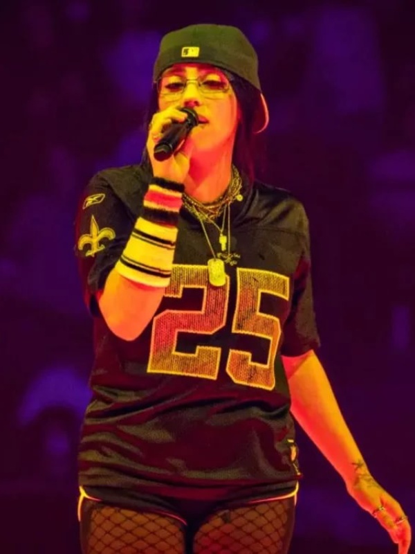 Billie Eilish Hit Me Hard And Soft Tour Black Jersey Billie Eilish Hit Me Hard And Soft Tour Black Jersey