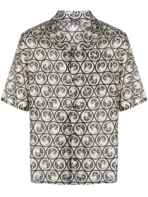 The White Lotus S3 Arnas Fedaravičius Moon Printed Shirt