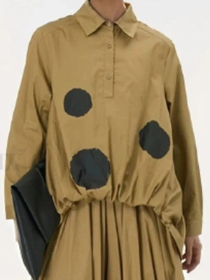 The White Lotus S03 Patravadi Mejudhon Brown Shirt
