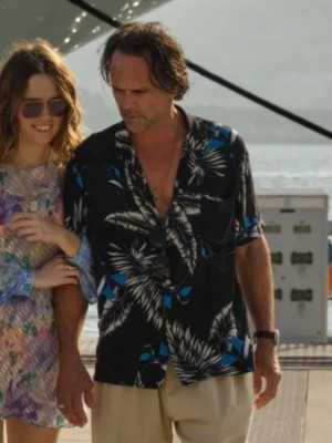 Rick Hatchett The White Lotus Walton Goggins Hawaiian Print Shirt