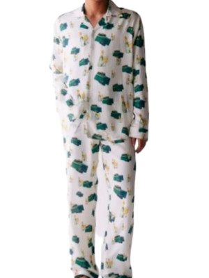 The White Lotus Leslie Bibb Print Pajamas
