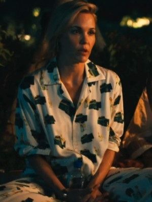 Leslie Bibb The White Lotus 2025 Kate Bohr Print Pajamas