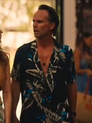 Rick Hatchett The White Lotus S03 Walton Goggins Hawaiian Print Shirt