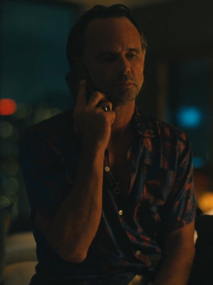 Walton Goggins The White Lotus Season 3 Rick Hatchett Printed Shirt