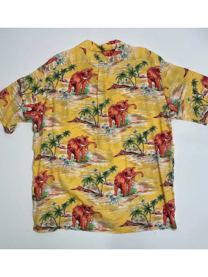 Walton Goggins The White Lotus S03 Rick Hatchett Elephants Shirt