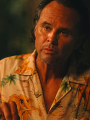 The White Lotus Walton Goggins Elephants Print Shirt