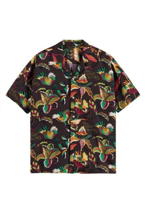 The White Lotus S03 Zion Lindsey Floral Shirt