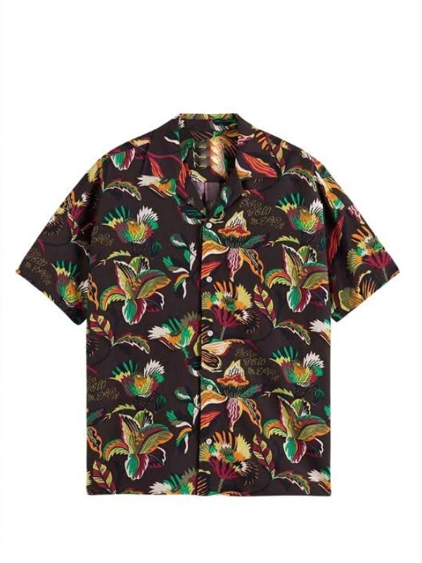 Zion Lindsey The White Lotus S03 Killer Instincts Floral Printed Shirt The White Lotus S03 Zion Lindsey Floral Shirt