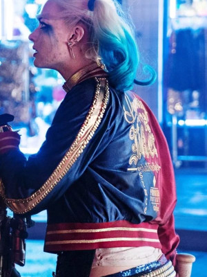 Margot-Robbie-Suicide-Squad-Harley-Quinn-Jacket