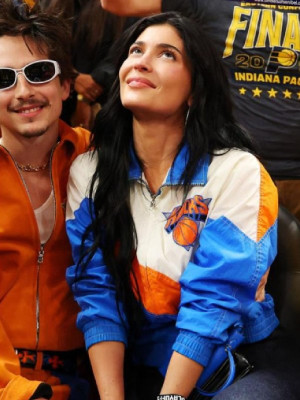 Knicks Game Six Kylie Jenner Knicks Vintage Jacket