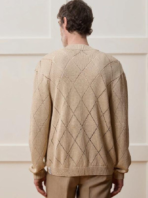 Billy Flynn The Young And The Restless Cane Ashby Beige Cardigan