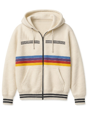 Ryan Gosling Project Hail Mary Ryland Grace Rainbow Stripe Zipper Hoodie
