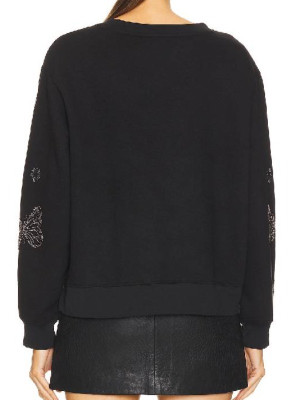 The Young And The Restless 2025 Tessa Porter Black Embellished Sweatshirt