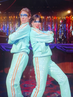 Taylor Swift Blue Sequin Tracksuit