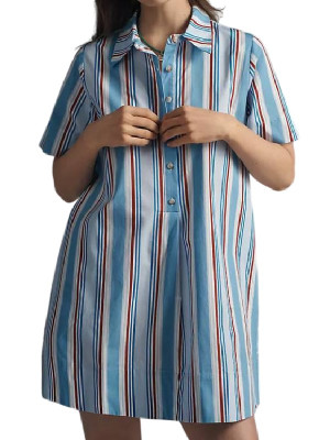 TV Series The Social Jess Allen Striped Mini Dress