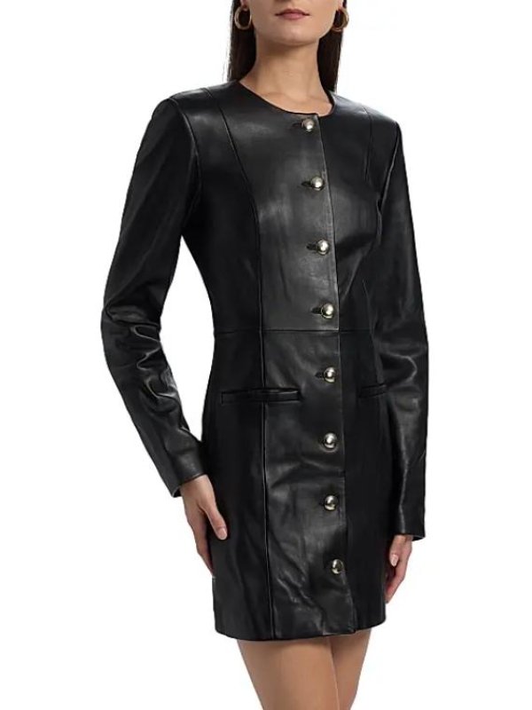 Bold And The Beautiful 2026 Heather Tom Black Button Front Bold And The Beautiful 2026 Heather Tom Black Button Front