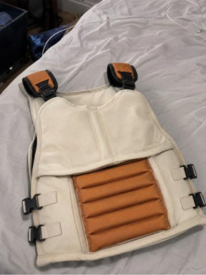 Dragon Ball Z Vegeta Saiyan Battle Armor Weighted Vest in White