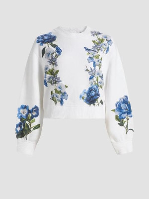 The Young And The Restless 2026 Newman Blue Printed Sweatshirt